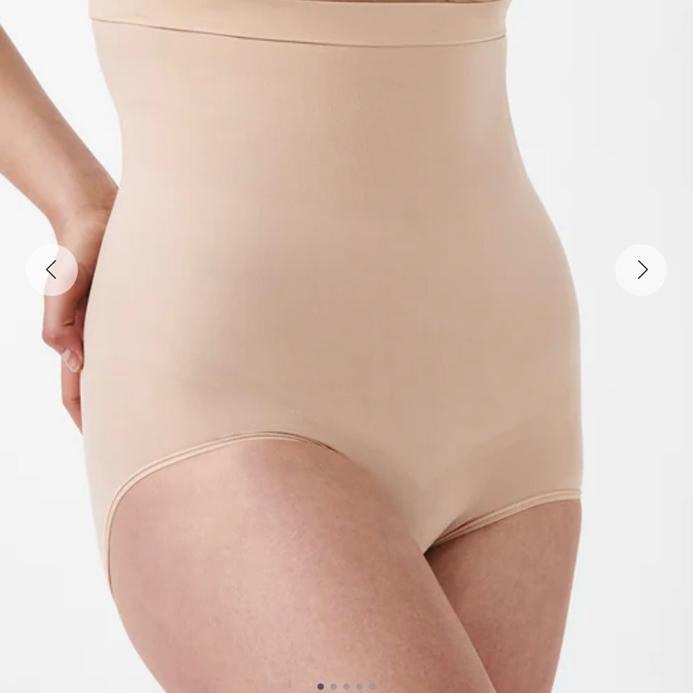 SPANX High-Waisted Shapewear Briefs - Beige